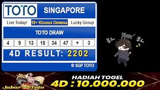 Live Draw Sgp Tercepat Hari Ini Youtube